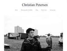 Tablet Screenshot of christianpetersen.com